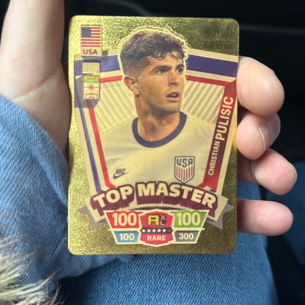 * RARE * Christian Pulisic World Football Stars GOLD